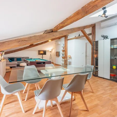 Grand Loft Avec Billard Netflix Et Climatisation Апартаменты *